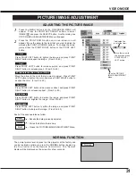 Предварительный просмотр 31 страницы Canon LV-7325 Owner'S Manual