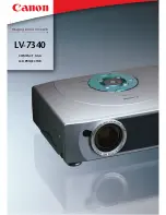 Preview for 1 page of Canon LV-7340 Brochure & Specs