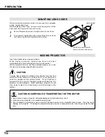 Предварительный просмотр 10 страницы Canon LV-7345 Owner'S Manual