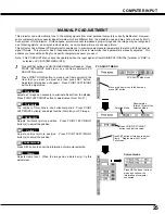 Предварительный просмотр 25 страницы Canon LV-7345 Owner'S Manual