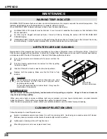 Предварительный просмотр 38 страницы Canon LV-7345 Owner'S Manual