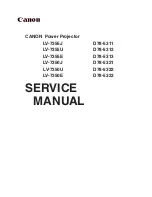 Preview for 2 page of Canon LV-7355J Service Manual