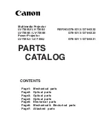 Preview for 90 page of Canon LV-7355J Service Manual