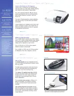 Предварительный просмотр 2 страницы Canon LV-7370 Brochure & Specs