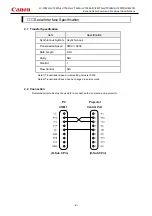 Preview for 8 page of Canon LV-7392A Command List