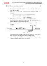 Предварительный просмотр 9 страницы Canon LV-7392A Command List