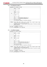 Предварительный просмотр 32 страницы Canon LV-7392A Command List