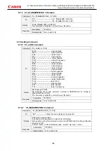 Предварительный просмотр 36 страницы Canon LV-7392A Command List