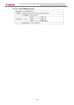 Предварительный просмотр 70 страницы Canon LV-7392A Command List