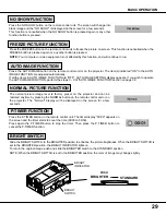 Предварительный просмотр 29 страницы Canon LV-7525 Owner'S Manual