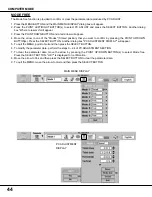 Предварительный просмотр 44 страницы Canon LV-7525 Owner'S Manual