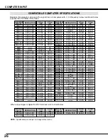 Предварительный просмотр 26 страницы Canon LV-7545 Owner'S Manual