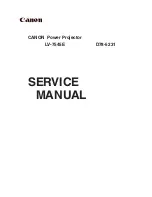 Preview for 2 page of Canon LV-7545U Service Manual