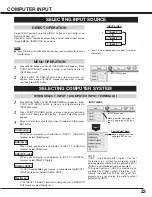 Предварительный просмотр 23 страницы Canon LV-7555 Owner'S Manual