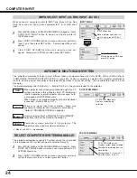 Предварительный просмотр 24 страницы Canon LV-7555 Owner'S Manual