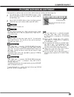 Предварительный просмотр 29 страницы Canon LV-7555 Owner'S Manual