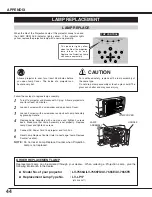 Предварительный просмотр 44 страницы Canon LV-7555 Owner'S Manual