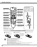 Предварительный просмотр 16 страницы Canon LV-7565 Owner'S Manual