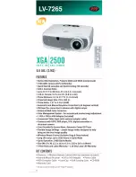 Предварительный просмотр 4 страницы Canon LV-7575 Brochure & Specs