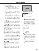 Предварительный просмотр 23 страницы Canon LV-7585 User Manual