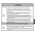 Preview for 27 page of Canon LV-8235 UST Assembly And Installation Manual