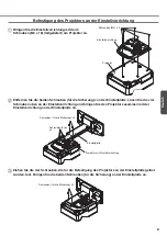 Предварительный просмотр 31 страницы Canon LV-8235 UST Assembly And Installation Manual