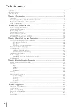 Preview for 4 page of Canon LV-8235 UST Set Up And Operation Manual