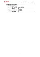 Preview for 26 page of Canon LV-8235 UST Specifications