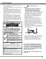 Preview for 5 page of Canon LV-8235 User Manual