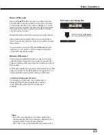 Предварительный просмотр 23 страницы Canon LV-8235 User Manual