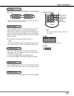 Предварительный просмотр 31 страницы Canon LV-8235 User Manual