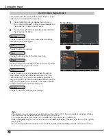 Предварительный просмотр 40 страницы Canon LV-8235 User Manual