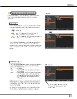 Предварительный просмотр 61 страницы Canon LV-8235 User Manual