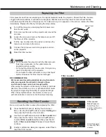 Предварительный просмотр 67 страницы Canon LV-8235 User Manual