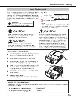 Предварительный просмотр 69 страницы Canon LV-8235 User Manual