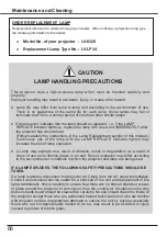 Предварительный просмотр 66 страницы Canon LV-8320 User Manual