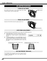 Предварительный просмотр 20 страницы Canon LV-S1 Owner'S Manual