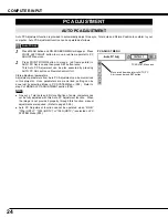 Предварительный просмотр 24 страницы Canon LV-S1 Owner'S Manual