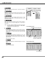 Предварительный просмотр 26 страницы Canon LV-S1 Owner'S Manual