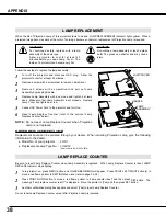 Предварительный просмотр 38 страницы Canon LV-S1 Owner'S Manual