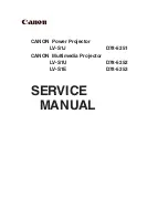 Preview for 2 page of Canon LV-S1U Service Manual