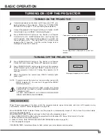 Предварительный просмотр 19 страницы Canon LV-S2 Owner'S Manual