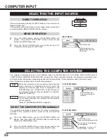 Предварительный просмотр 22 страницы Canon LV-S2 Owner'S Manual