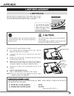 Предварительный просмотр 37 страницы Canon LV-S2 Owner'S Manual