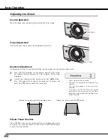 Preview for 20 page of Canon LV S3 - SVGA LCD Projector Owner'S Manual