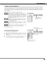 Предварительный просмотр 23 страницы Canon LV S3 - SVGA LCD Projector Owner'S Manual