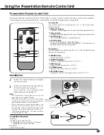 Preview for 39 page of Canon LV S3 - SVGA LCD Projector Owner'S Manual