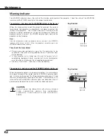 Предварительный просмотр 42 страницы Canon LV S3 - SVGA LCD Projector Owner'S Manual