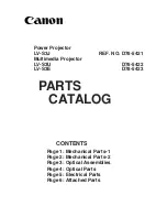 Preview for 78 page of Canon LV-S3E/D78-5423 Service Manual