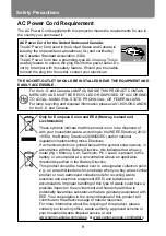 Предварительный просмотр 8 страницы Canon LV-WU360 User Manual